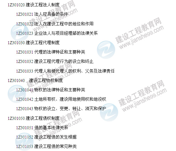 2014年一級建造師建設工程法規及相關(guān)知識考試大綱1