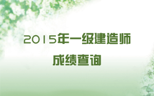 2015年一級建造師成績(jì)查詢(xún)時(shí)間預測