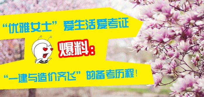 2016年造價(jià)工程師如何備考？你也可以成為萬(wàn)人矚目的優(yōu)雅姐