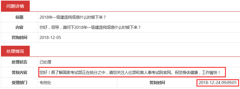 2018年一級建造師成績(jì)正在統計分數！出分的日子不遠了