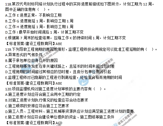 2019監理工程師《建設工程質(zhì)量、投資、進(jìn)度控制》試題及答案