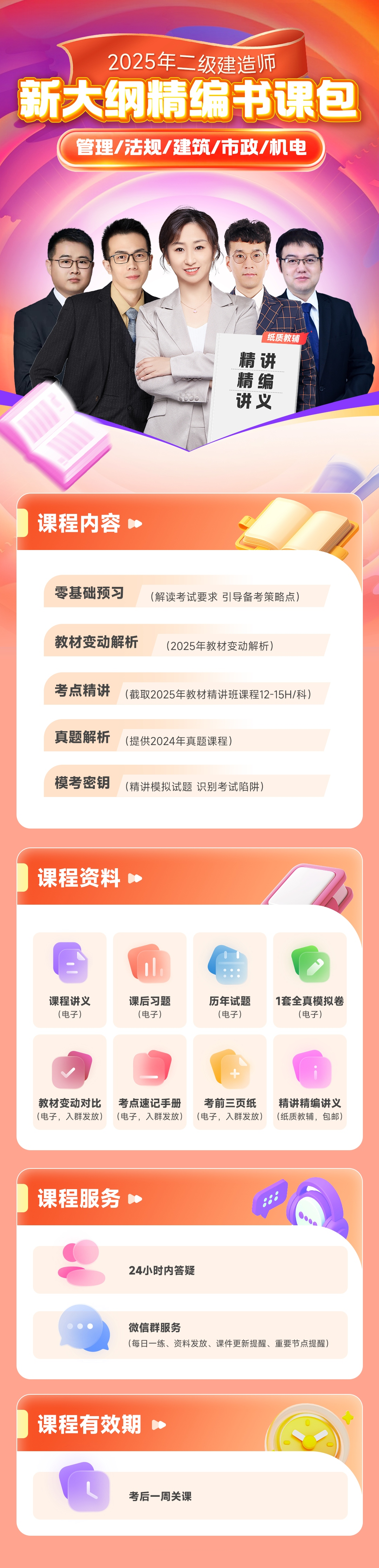 二級建造師精編書(shū)課包詳情
